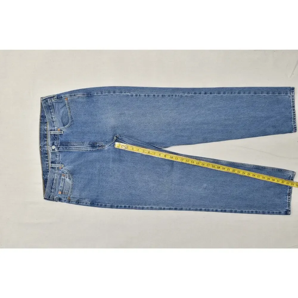 Levi's 550 Relaxed Fit Men's Jeans Blue 38x36 Medium Wash Denim Retro Style